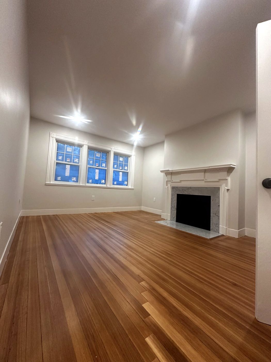 Brookline: Living room after