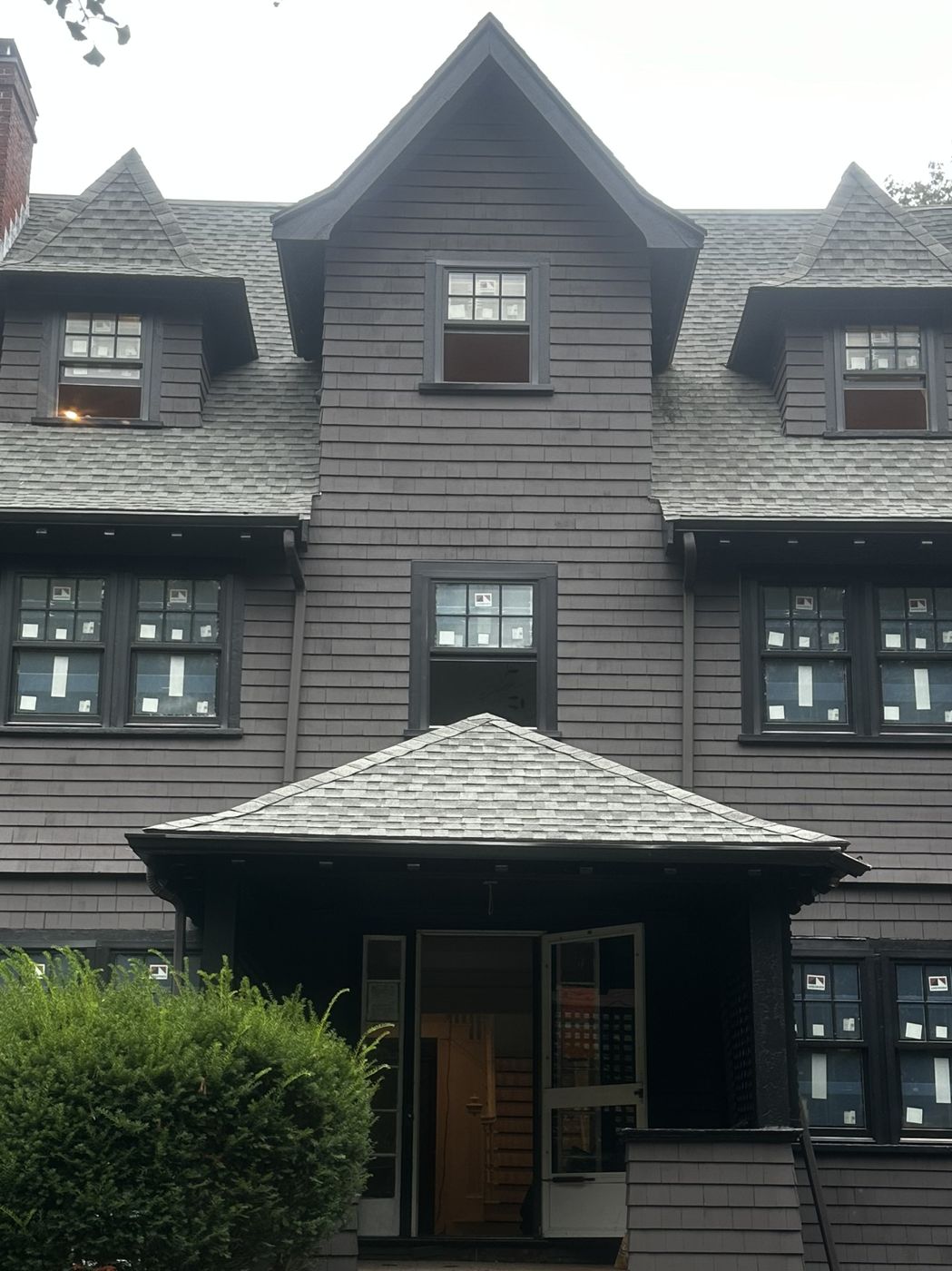 House exterior after painting