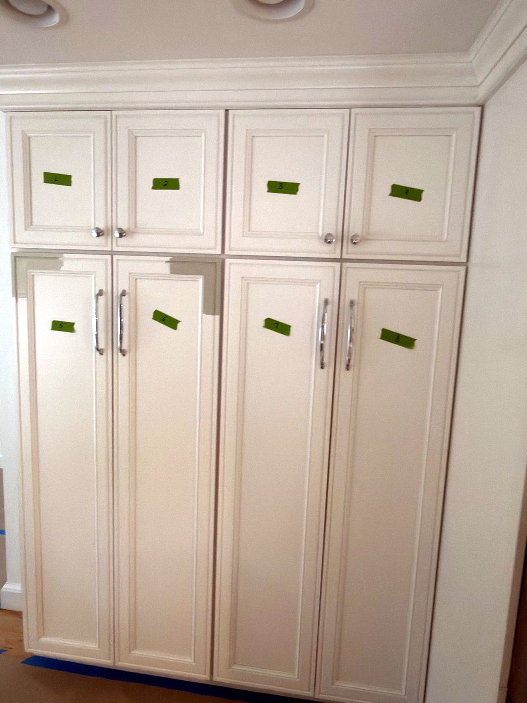 Pantry cabinets before